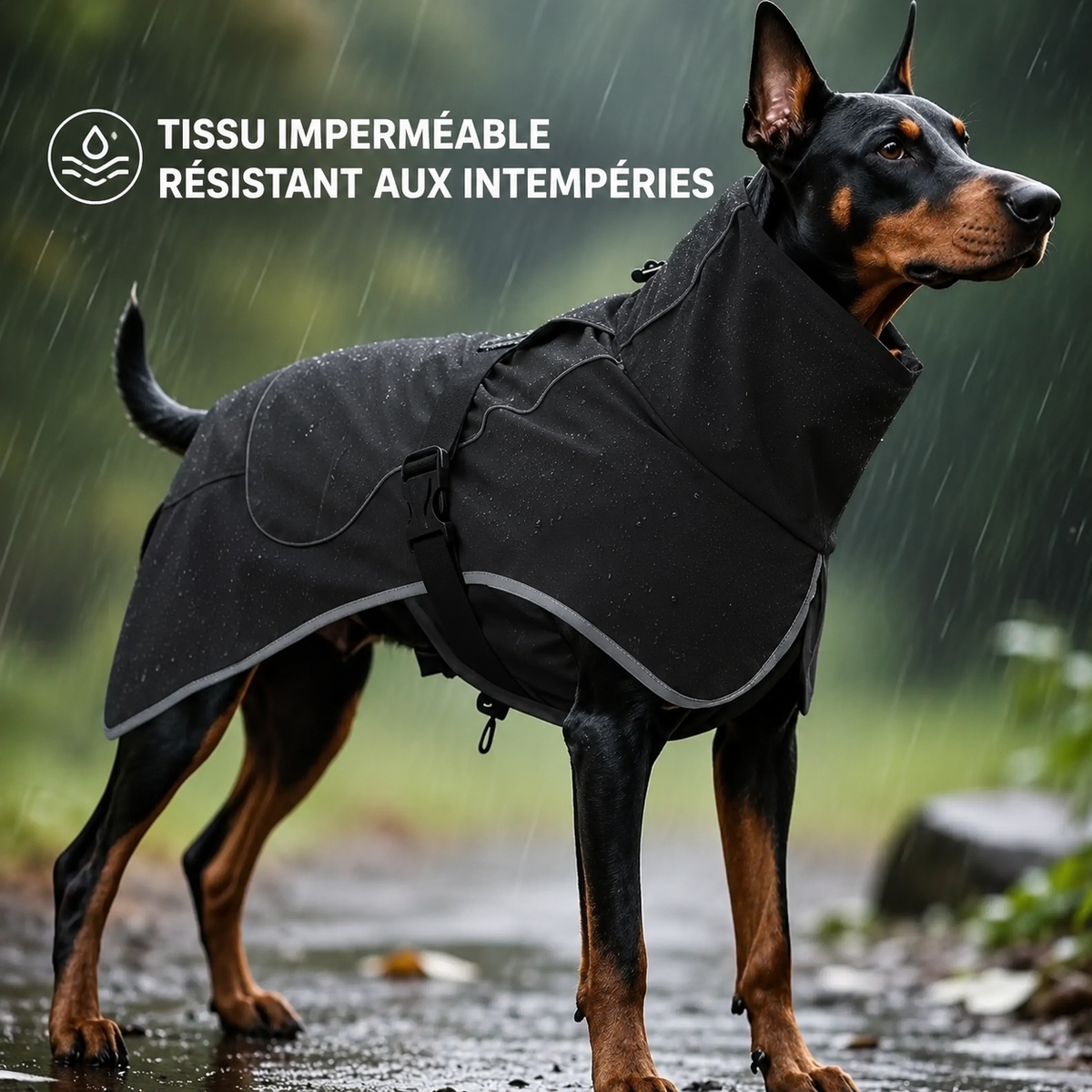 Imperméable Réfléchissant pour Chien