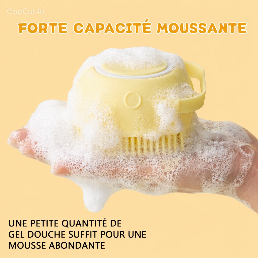 Brosse Lavage Douce pour Chien & Chat