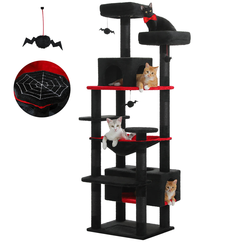 Arbre à Chat Premium XXL avec Hamac & Niche