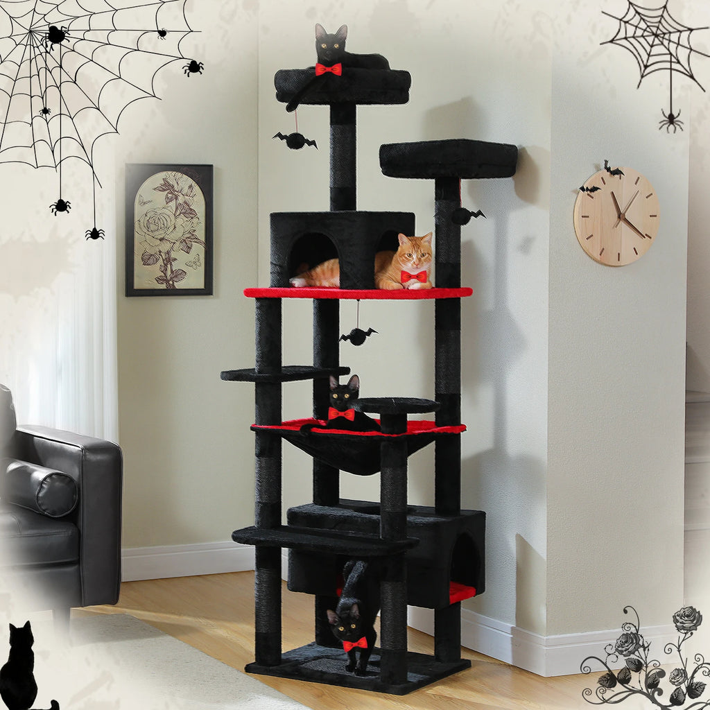 Arbre à Chat Premium XXL avec Hamac & Niche